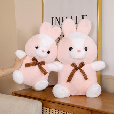1pc 40 /50cm Kawaii Stuffed Soft Pink Rabbit Plush Toys Cute Bunny Plushie Pillow For Baby Kids Appease Birthday Christmas Gift