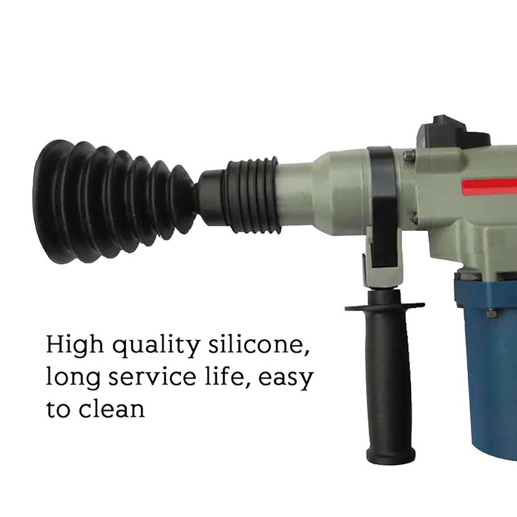 Drill Cover Silicone Stain Dirt Dustproof Universal Industrial Dust Collector Protector Guard Spare Parts Accessories