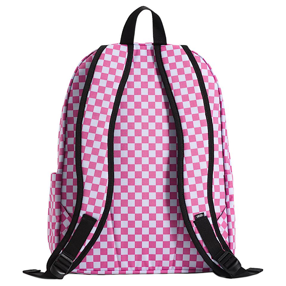 Vans Old Skool Checkerboard Backpack Fizz Pink Women Backpacks VN000H4XFRQ