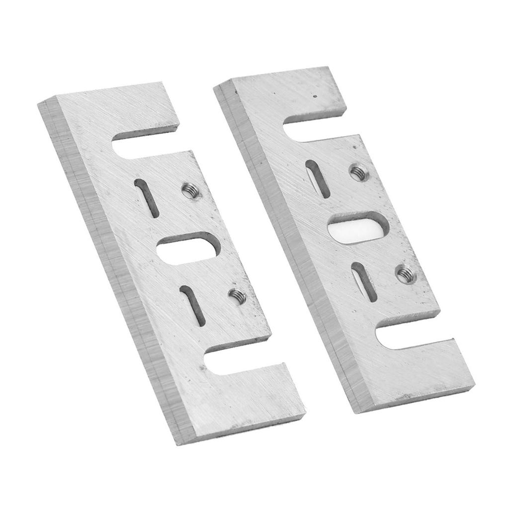 A Pair HSS Woodworking Manual Electric Planer Replacement Blade for Handheld Planer