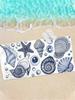 Vibrant Blooms Bath Sheet Exotic Flower Print Bold Colors Lightweight Portable Ideal Gift For Beach Lovers Or Seaside Picnic Use
