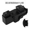 Front Right Electric Window Control Switch Compatible with For Honda V (07 09) Features Plastic and Metal Construction
