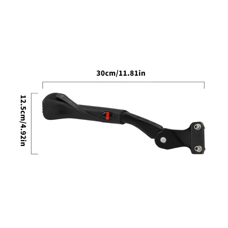 Aluminum Alloy Adjustable Side Kickstand for Q20 Electric Scooters Non Slip Base Ensuring Stable Support on Any Surfaces