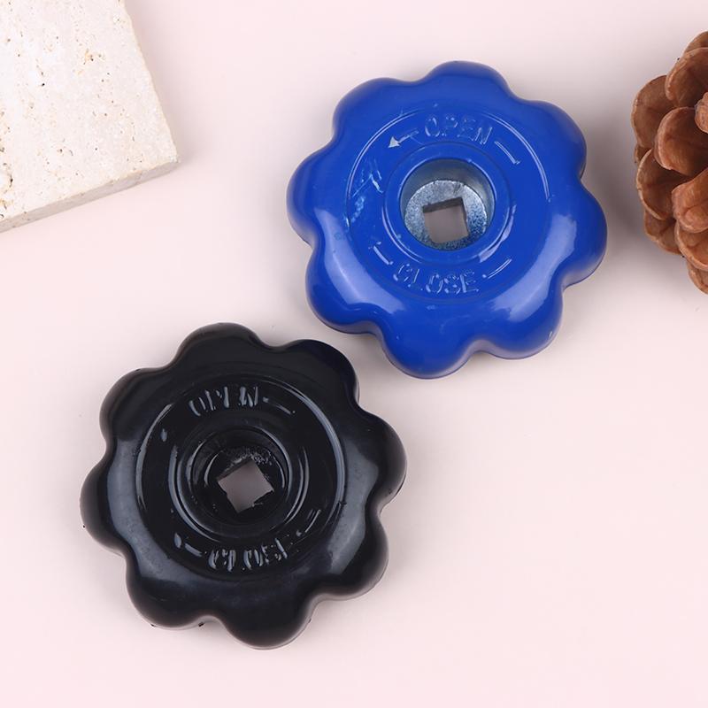 Aluminum Outside Hose Bib Replacement 8Mm Square Hole Round Wheel Handle Cylinder Valve Gas Valve For Industrial Stove Types