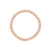 14K Simple Bean Ladder Chain Gold Ring Type-A