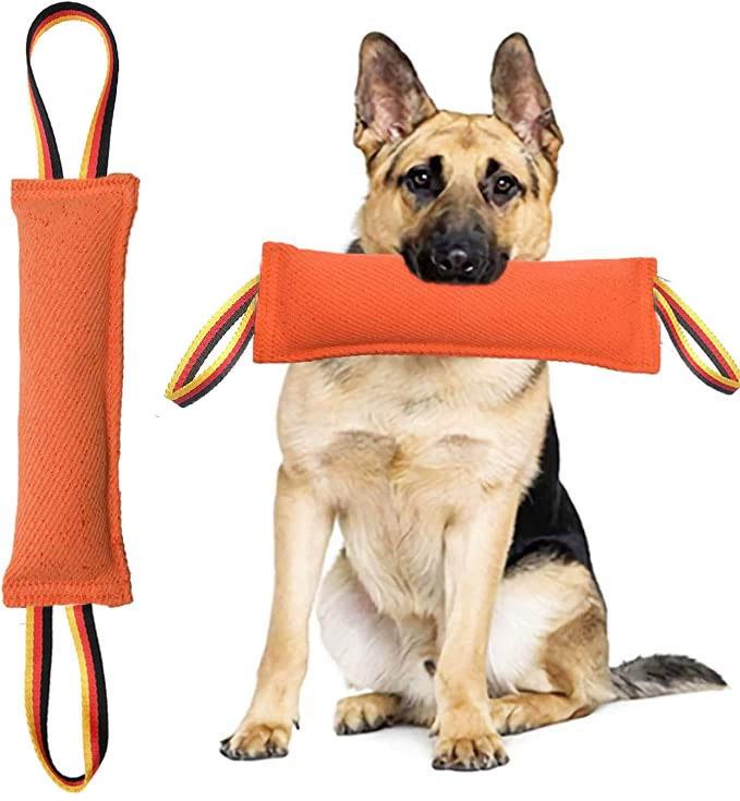 TEMU Dog Training Tear-Resistant Bite Stick: Interactive Tug-of-War, Fetch, and Chew Toy for Pets.