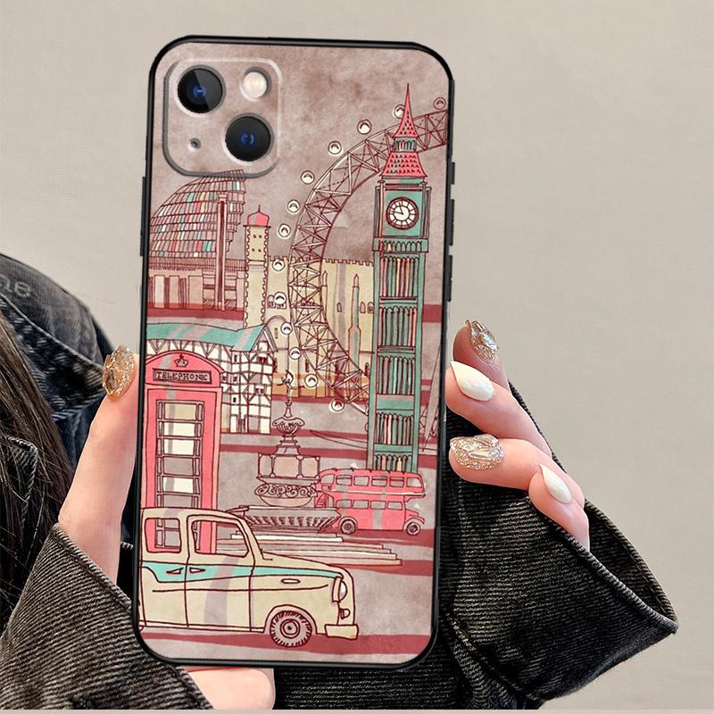 London British Union Jack Phone Case For iPhone 17 Pro Max 17 Air 14 13 12 11 15 16 Pro Max Mini 16 Plus 16e Cover