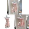 Ice Silk Sleeveless Sleep Dress For Women With Vneck And Floral Pattern For Home Comfort