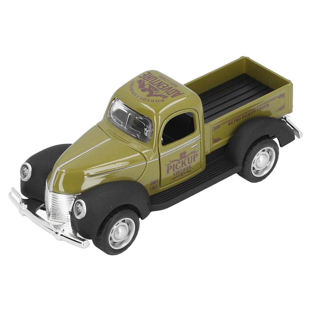 1:32 Scale Alloy Truck Model Toy Diecast Pull Back Ornament Vintage Car Replica Truck Toy for