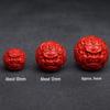 Lingxi Cinnabar Beads: High-Content Red Raw Ore Beads for DIY Bracelets