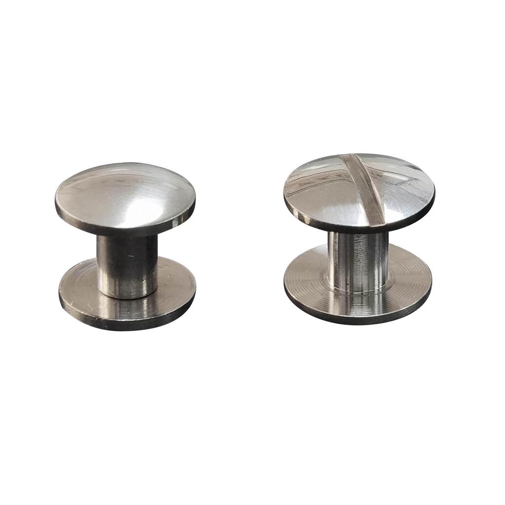 Pure Titanium Small Screws & 9x6mm Pin Belt Buckles - Rust-Resistant Accessory