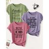 3 Pack of women's summer tops | French Retirement Humor Print T Shirt | Cute and trendy casual round-neck short-sleeve suit | 2026 Summer vintage