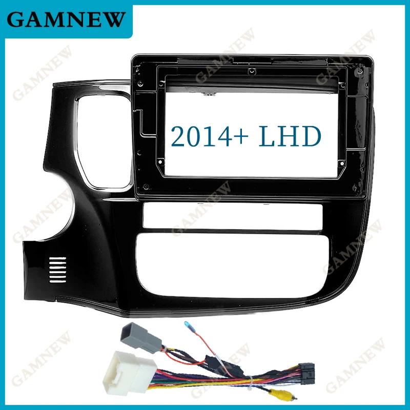 9 Inch 10 Inch Car Frame Fascia Adapter Android Radio Dash Fitting Panel Kit For Mitsubishi Outlander 2014-2021