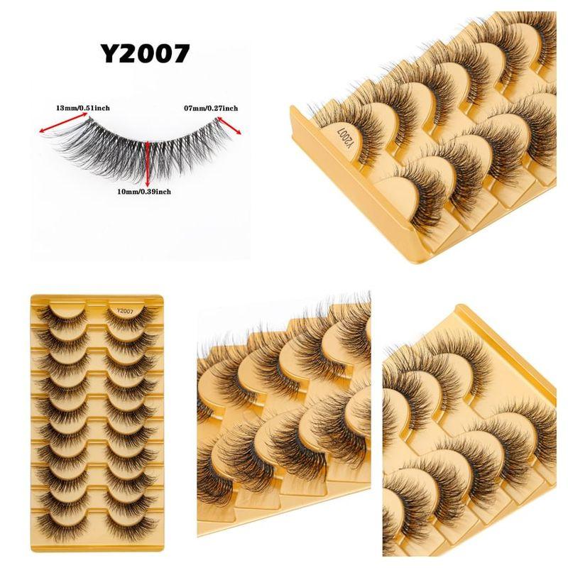 Lashie - Natural / Dense Multipack False Eyelashes (Various Designs)