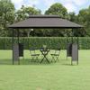 Vidaxl Altana Z Dachem, Antracytowa, 400X300X270 Cm, Stal