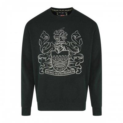Aquascutum Herren Aldis Pixel Logo Sweatshirt