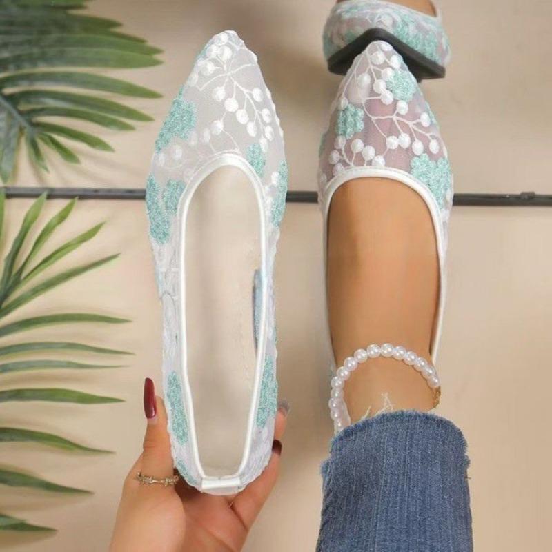 Fashion Women Flat Shoes 2025 New Summer Flat Sneakers Women Mary Jane Shoes Breathable Mesh Ballet Loafers Shoes Zapatos De Mujer