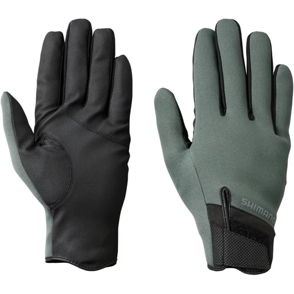 Shimano Titanium Alpha Full Cover Gloves Sage M