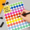 3/4” Round Color Dot Stickers – 1600-Pack Colored Labels in 10 Bright Assorted Colors | 80 Labels/Sheet, 20 Sheets | Garage Sale, Yard Sale,