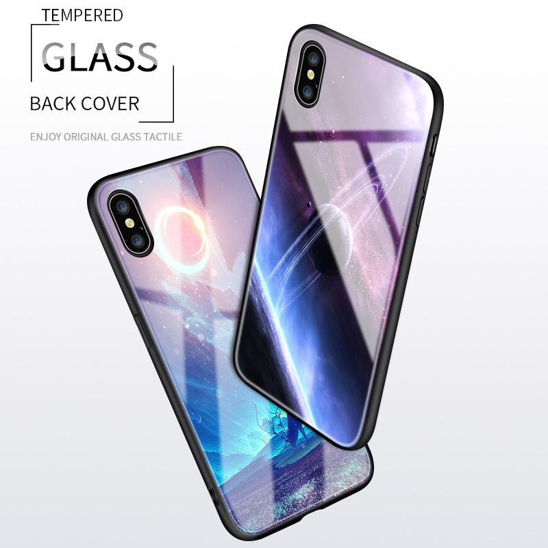 Pouzdro na telefon z tvrzeného skla pro Huawei P30Lite Honor 90Lite 9X X6A X9B Infinix Hot40 Note30 Tecno Spark20 Moto G15 G22 Měkký okraj Nárazuvzdorný Hladký kryt