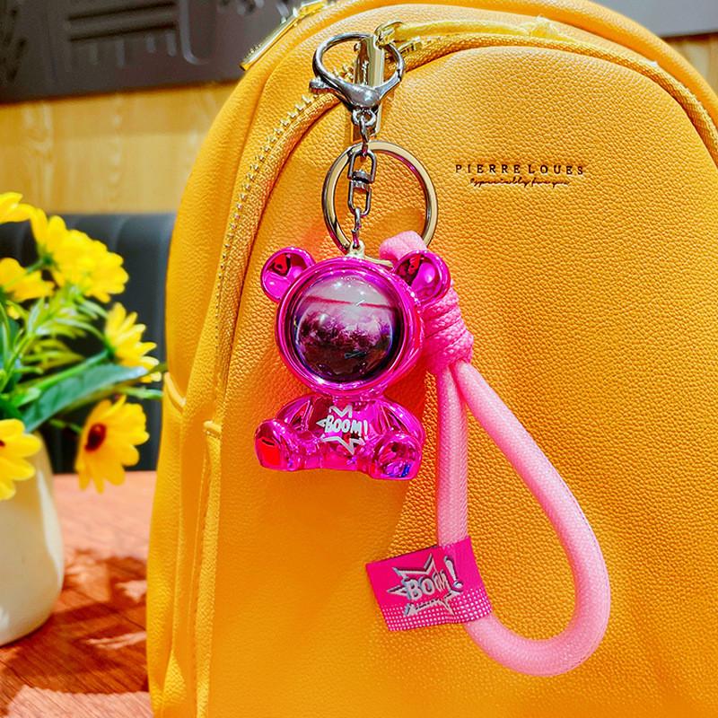 Kreativer Cooler Sternenbär Schlüsselanhänger Harz Auto Tasche Anhänger Geschenk für Männer Frauen