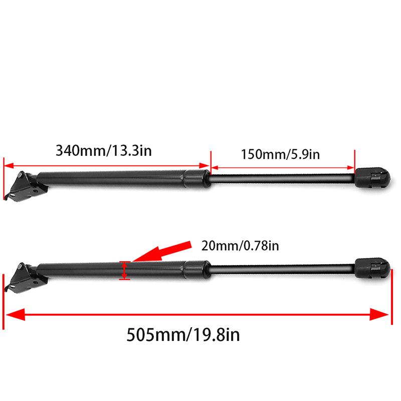 Car Rear Tailgate Lift Support Rods Gas Spring Shock Absorbe Struts For Jeep Grand Cherokee ZJ ZG 1993 1994 1995 1996 1997 1998