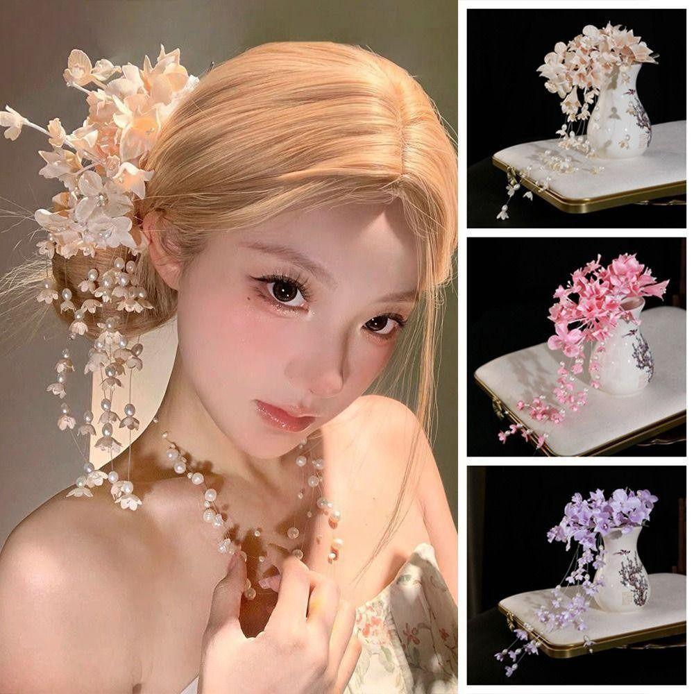 New Chinese Style Tassel Side Clip Luxury Duckbill Clip Exquisite Side Clip  Bridal Headwear
