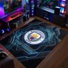 Crystal Velvet Rug Manchester City Print Custom Name Text Floor Mat Home Decor