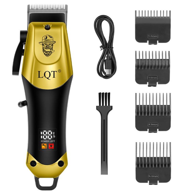 New Multi-function Hair Clipper Electric Clipper Multi-function Electric Pusher Oil Head Clipper Bald Head Artifact Men's Household Electric Clipper