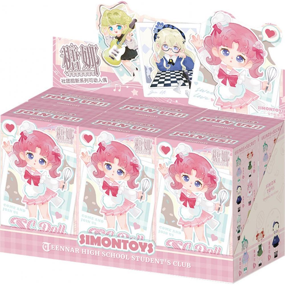 Null Teennar High School Club Series Trading Doll  1box  6pcs 