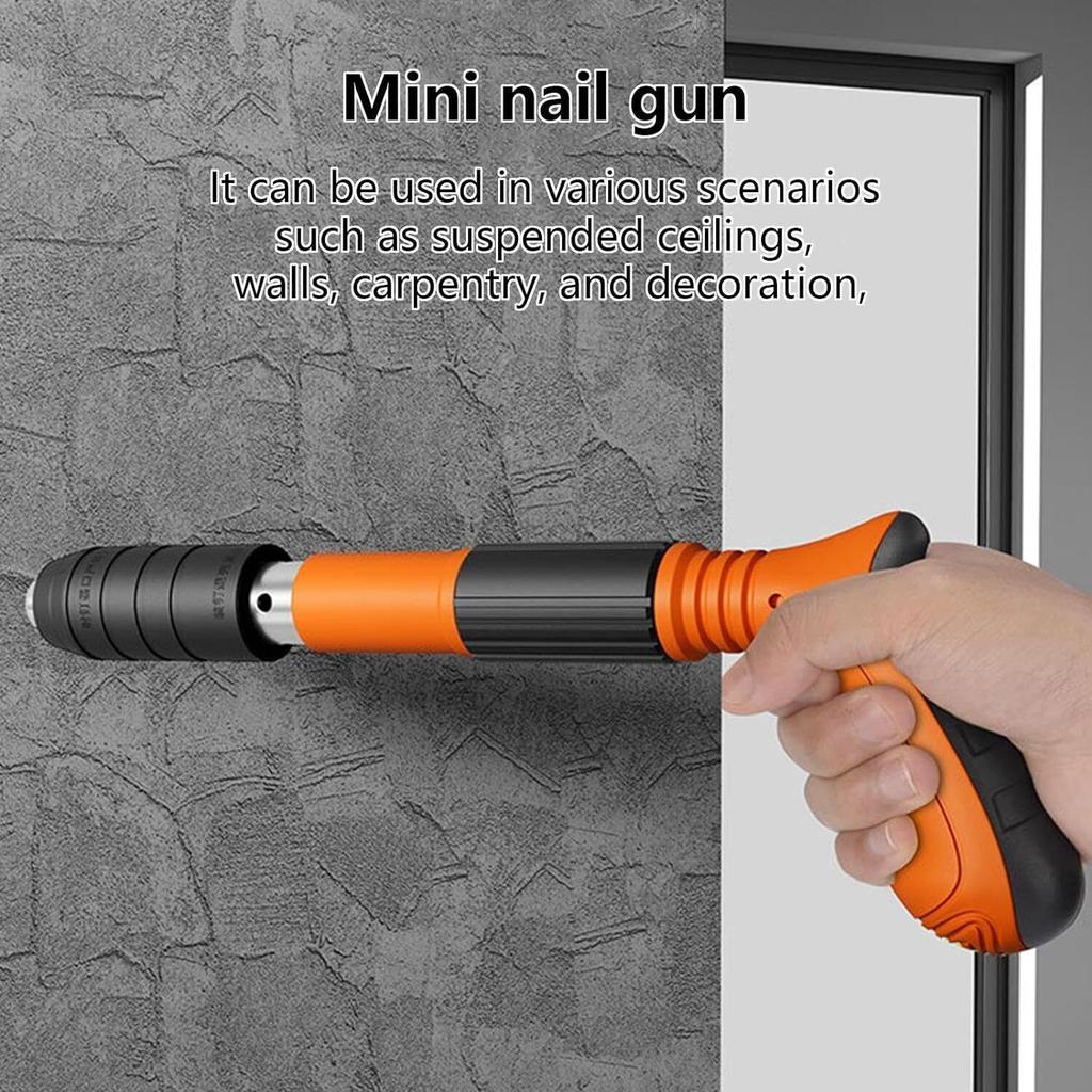 Integrated pneumatic nailer for woodworking, manual steel nailer with 4 gears, NEW