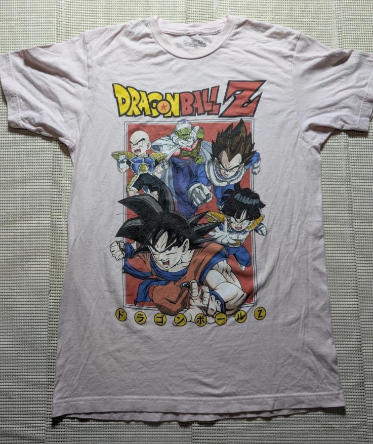 

HOT HOT !!Dragon Ball Z Unisex Toei Animation Goku Family Anime Manga Pink Shirt L
