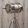 Industrial Tripod Floor Lamp  Chrome Spotlight Movie Studio Light Retro Adjustable Lamp