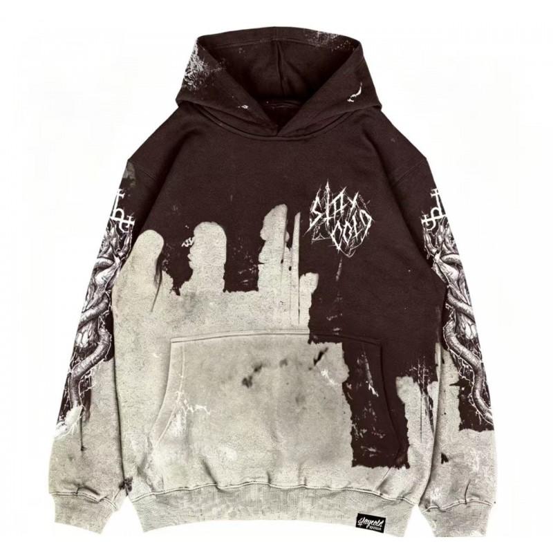 Unisex Hooded Pullover Sweatshirt With 3D Digital Print Streetwear Hip Hop Style Loose Fit Long Sleeve