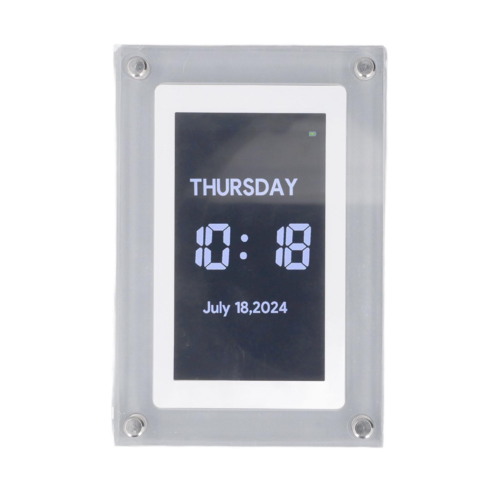 

5-дюймовая цифровая фоторамка с USB-флеш-накопителем 32 ГБ 720x1280, вращающаяся на 360 градусов, акрил EU Plug