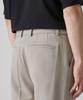 Musinsa Standard Reverse One-Pleat Wide Hidden Banding Slacks [Light Beige]