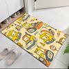 excavator Printed Carpet, for Office Chair Living Room Bedroom Kitchen Room Decor Gifts.