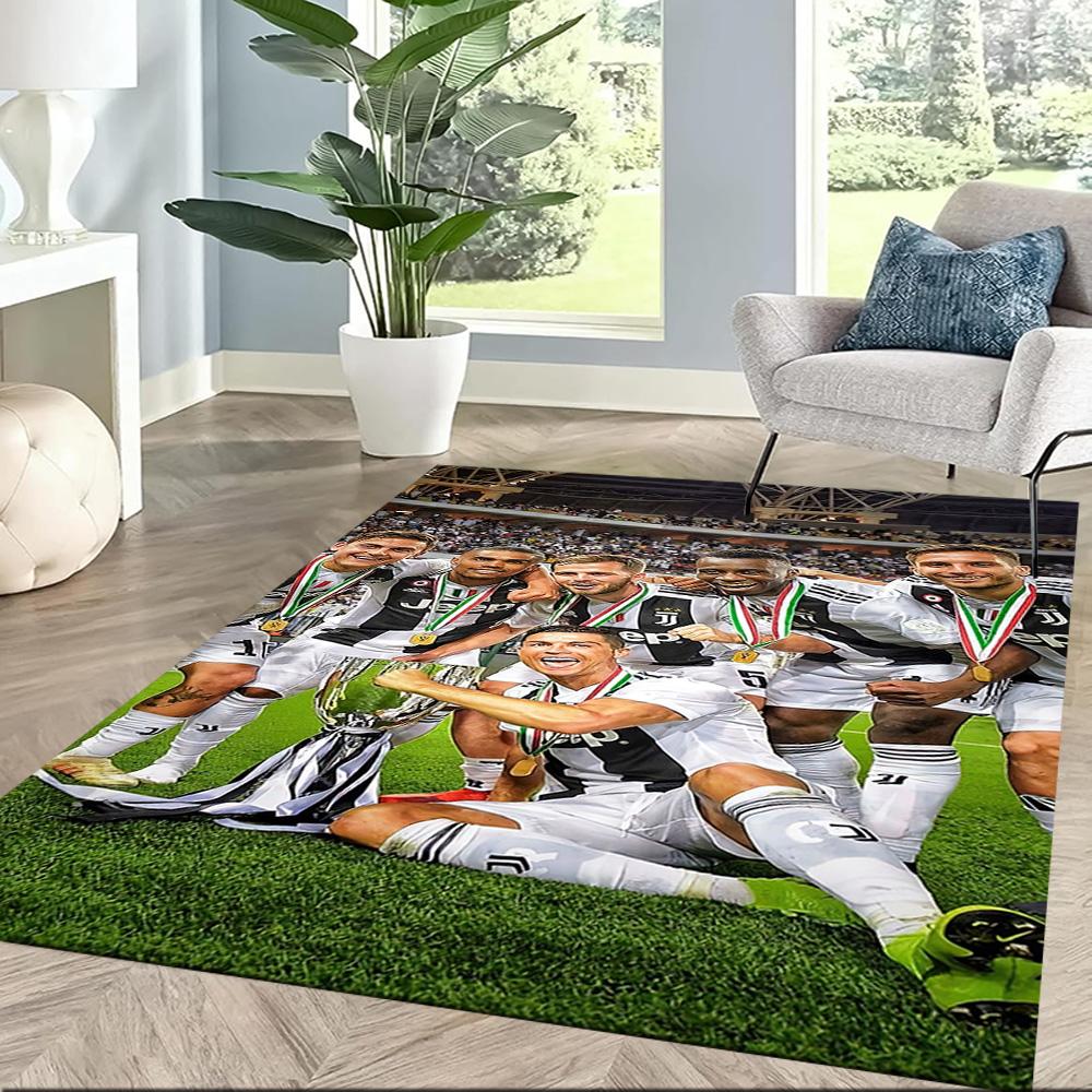 Juventus Floor Rug Office Rug Perfect For Decorate Room Living Rooms Hallway Kitchen Antislip Carpet Anime Office Decor