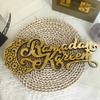 Acrylic Ramadan Ornament Eid Mubarak Moon Star Castle Shape Crafts Islamic Muslim Diy Decoration Supplies Party Gift