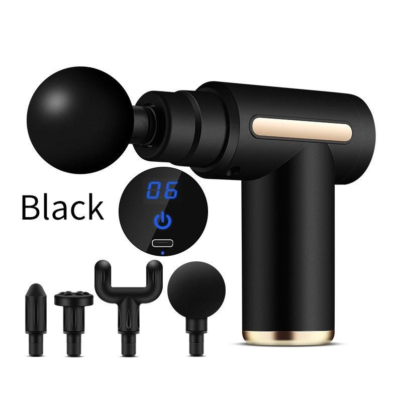 1pc Massage Gun Muscle Relaxation Massage Equipment Neck Membrane Rob Cervical Spine Massage Instrument Mini Fascia Gun Wireless