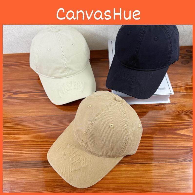 Cap Baseball Cotton With Emblem Design For Spring Sun Fashionable Protection