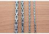 European & American Hip Hop Byzantine Chain Necklace - Stainless Steel, Men's Steel Color, Titanium Steel Emperor Design