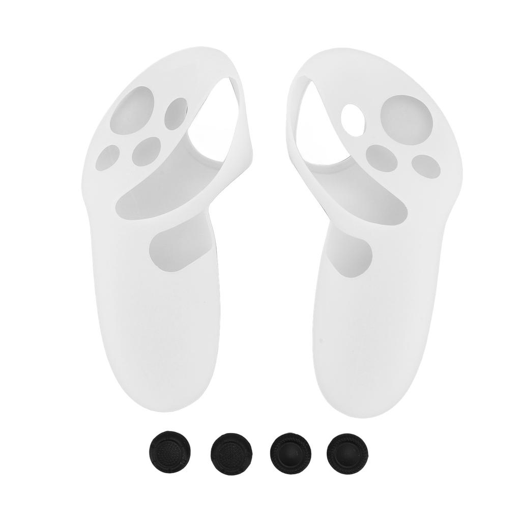 Controller Grips Cover for Meta Quest 3 Silicone VR Controller Grips Protective Cover with Joystick