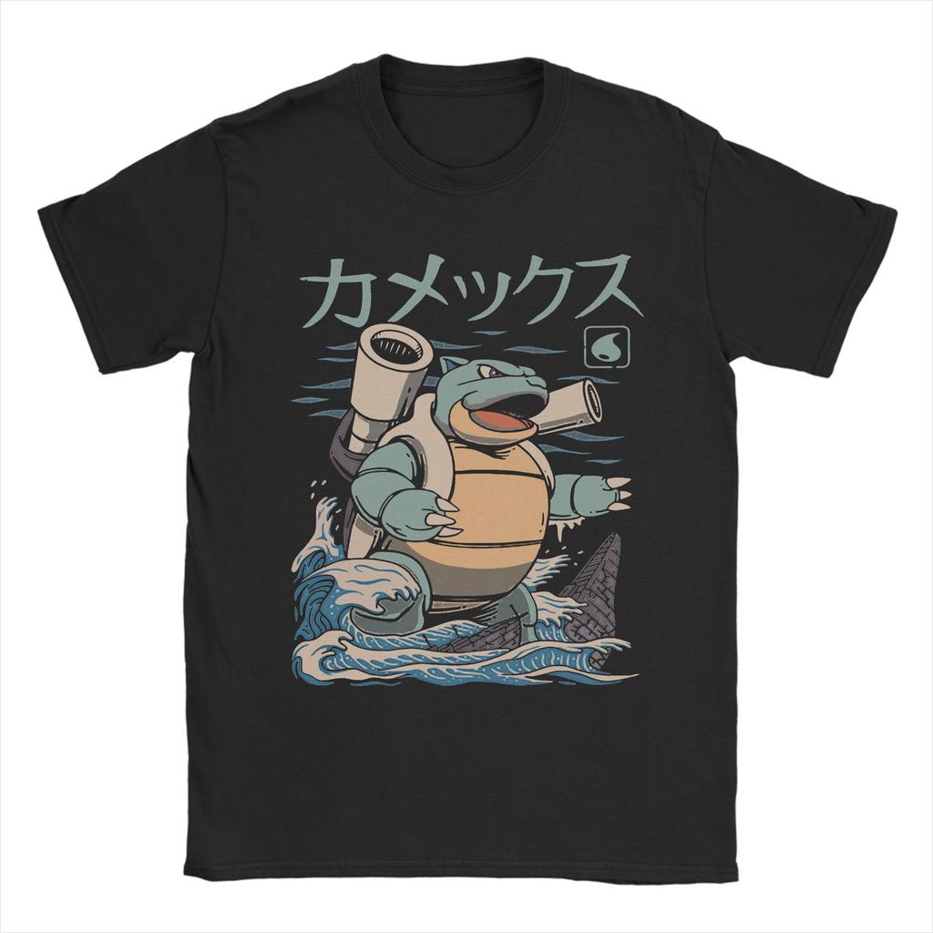 Unisex WoUnisex Psyduck Retro Artwork T Shirt Pokemoned 100 Cotton Clothes Fashion Short Sleeve Crew Neck Tee Shirt Unique TShirts