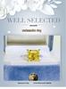 Yellow Moissanite Micro-Pavé Square Ring - Stylish Women's European American Cross-Border Bestseller