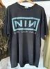 NIN Nine Inch Nails Band Tour Korte Mouw Zwart Unisex T-shirt Heruitgave S5XL Unisex T-shirt