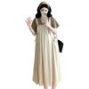 2026 Chic Faux Two-Piece Loose Casual Slimming Maternity Dress