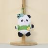 Plush Panda Keychain With Cotton Filling For Backpack Decor And Gift