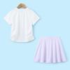 Montagut Girls' Summer 2026 Cool-Touch Pleated Sportswear Set