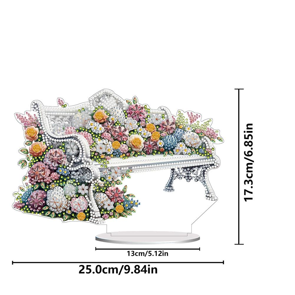 Cross Fairy Special Shaped Diamond Painting Tabletop Ornaments Kit Table Top Diamond Painting Ornament Kits for Adults Beginner